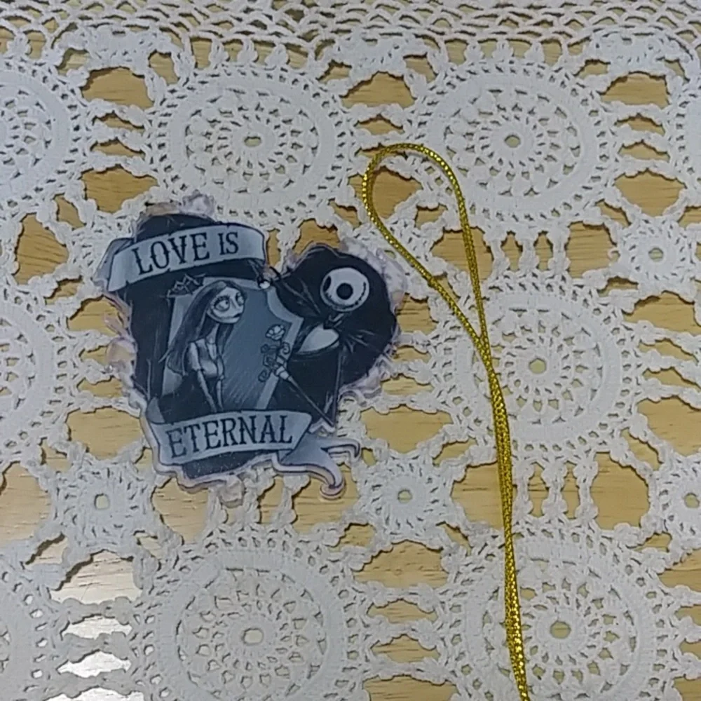 Valentine's Day, Halloween Ornament, Jack and Sally